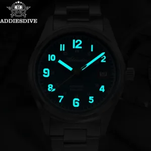 ADDIESDIVE NEW Men's Watch Sapphire Crystal 20Bar Waterproof Super Luminous Stainless Steel AD2070 Automatic Mechanical Watches 4