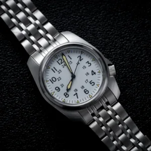 Sapphire Crystal Men Watches Japan movement waterproof 5Bar Swimming Luxury Business Stainless Steel vintage Pilot Men watch 3