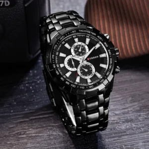 2016 New CURREN Luxury Brand Watches Men Quartz Fashion Casual Male Sports Watch Full Steel Military Watches Relogio Masculino 5