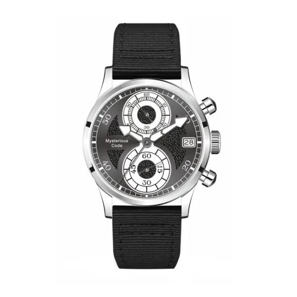 MysteriousCode Brand VK61 Men Watch Bubble Dome Glass 316L Stainless Steel Chronograph Clock waterproof 5Bar 2025 new watch 6