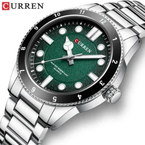 CURREN 2025 New Luxury Watch Business Waterproof Male Clock Luminous Stainless Steel Quartz Men Watch reloj hombre 1