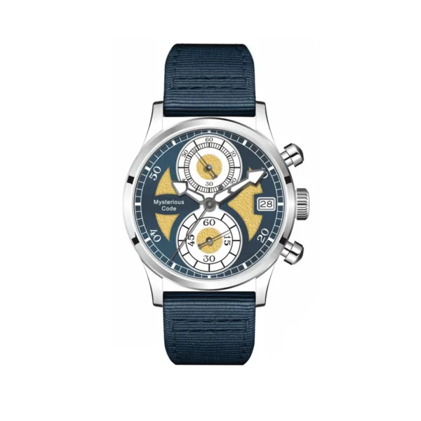MysteriousCode Brand VK61 Men Watch Bubble Dome Glass 316L Stainless Steel Chronograph Clock waterproof 5Bar 2025 new watch 1