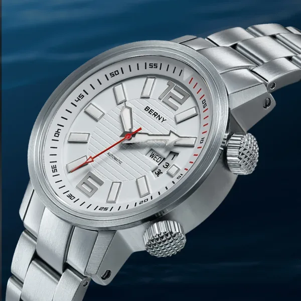 BERNY 20ATM Diver Mechanical Watch For Men Super Luminous Swim Watch Sport Miyota 8205 Sapphire Automatic Diving Men Wristwatch 2