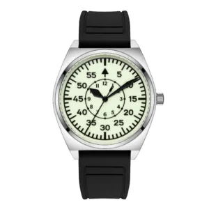 Vh31 Men Watches Sapphire Crystal Luminous Dial waterproof 5Bar 316L Stainless Steel vintage Pilot Beat Quartz Men watch 2025New 3
