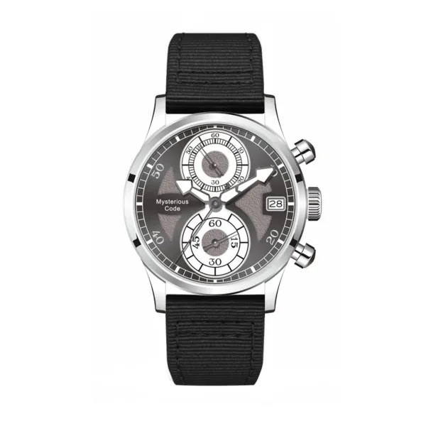 MysteriousCode Brand VK61 Men Watch Bubble Dome Glass 316L Stainless Steel Chronograph Clock waterproof 5Bar 2025 new watch 5