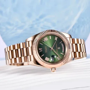 2024 New PAGANI DESIGN Rose Gold DD40 Luxury Automatic Watch Men Mechanical Wrist Watches Men Japan NH36A AR Sapphire crystal 4