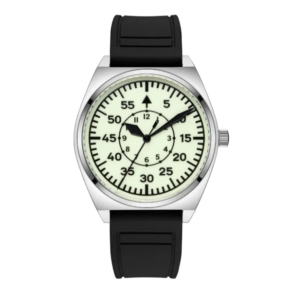 Vh31 Men Watches Sapphire Crystal Luminous Dial waterproof 5Bar 316L Stainless Steel vintage Pilot Beat Quartz Men watch 2025New 3