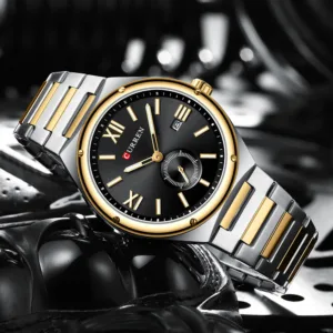 CURREN Luxury Watch Business Waterproof Male Clock Luminous Date Stainless Steel Square Quartz Men Watch reloj hombre 5