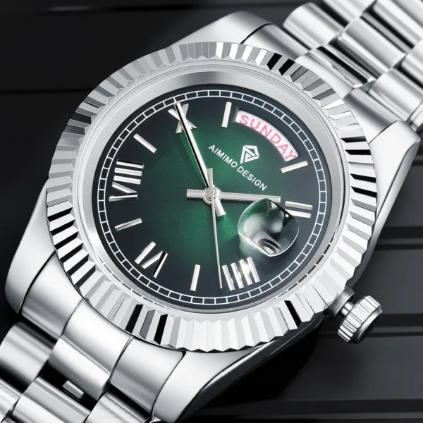 DD39MM Men's Watch Beat Quartz Movement Waterproof Swimming Vintage Luxury Business Sport 2025 Watch Relogio Masculino 3
