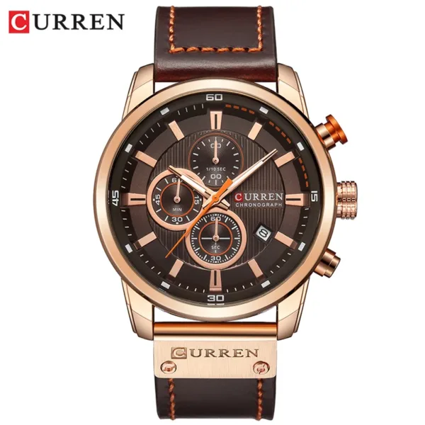 Top Brand Luxury Chronograph Quartz Watch Men Sports Watches Military Army Male Wrist Watch Clock CURREN relogio masculino 6