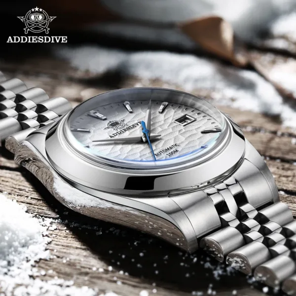 ADDIESDIVE 2024 luxury Couple Watches Sapphire crystal NH35A Movement steel Automatic Mechanical Wrist Watch for Men Women Gift 4