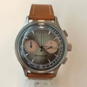 Panda Homage Men Watch Bubble Glass 316L Stainless Steel Chronograph luxury waterproof 5Bar vintage 2024 new Pilot Men watches 12