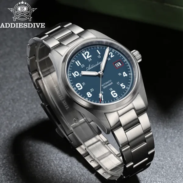 ADDIESDIVE NEW Men's Watch Sapphire Crystal 20Bar Waterproof Super Luminous Stainless Steel AD2070 Automatic Mechanical Watches 2