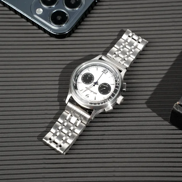 VK64 Men Watch Bubble Glass 316L Stainless Steel Chronograph Clock luxury waterproof 5Bar vintage 2024 new Men homage watches 2