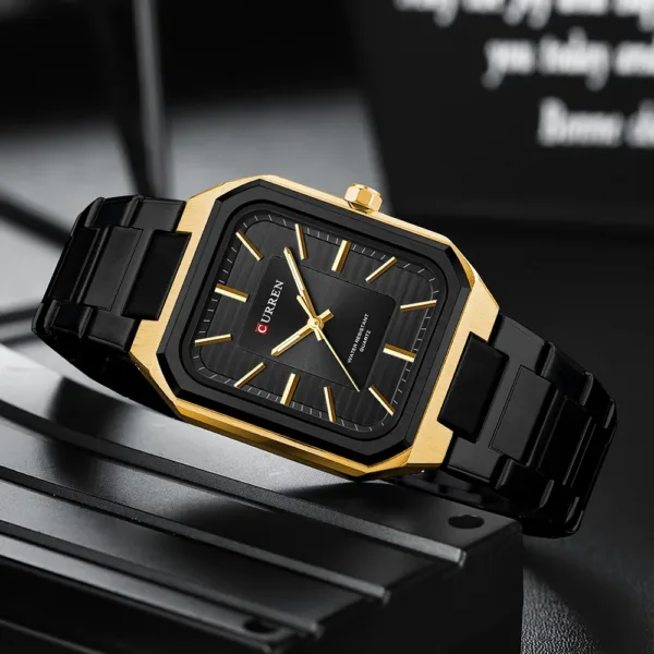 CURREN Fashion Business Man Watches Luminous Waterproof Stainless Steel Quartz Watch for Men Casual Sport Chronograph Reloj Homb 5