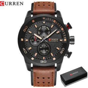CURREN top brand design new fashion casual cool sport man clock military army business wrist quartz male luxury gift watch 6