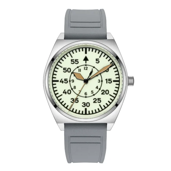 Vh31 Men Watches Sapphire Crystal Luminous Dial waterproof 5Bar 316L Stainless Steel vintage Pilot Beat Quartz Men watch 2025New 2