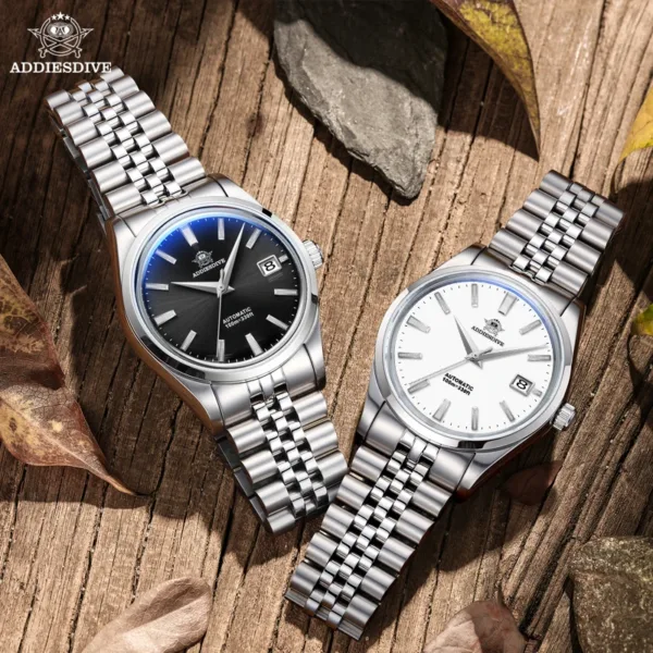 ADDIESDIVE 39mm Men’s Automatic NH35 Diver Watch – 100m Waterproof 1