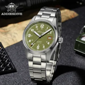 ADDIESDIVE NEW Men's Watch Sapphire Crystal 20Bar Waterproof Super Luminous Stainless Steel AD2070 Automatic Mechanical Watches 3