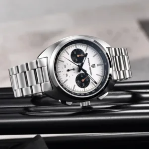 PAGANI DESIGN 2024 New Panda Dial Men Watches Luxury Quartz Watch For Men Japan VK63 Sport Chronograph Sapphire glass Wristwatch 2
