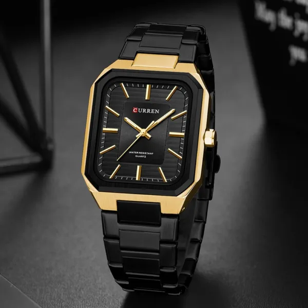 CURREN Fashion Business Man Watches Luminous Waterproof Stainless Steel Quartz Watch for Men Casual Sport Chronograph Reloj Homb 6