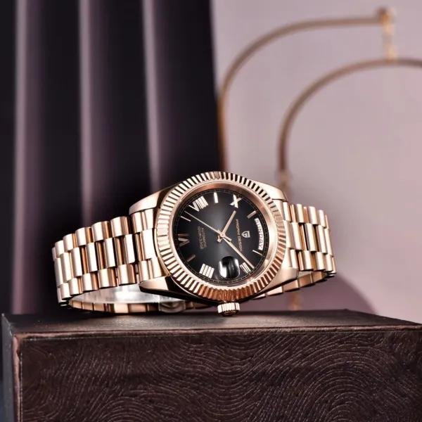 PAGANI DESIGN DD40 Luxury Rose Gold Automatic Watch Men Japan NH36A Mechanical Wristwatch Men Stainless steel Waterproof Watches 3