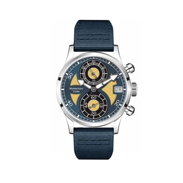 MysteriousCode Brand VK61 Men Watch Bubble Dome Glass 316L Stainless Steel Chronograph Clock waterproof 5Bar 2025 new watch 2