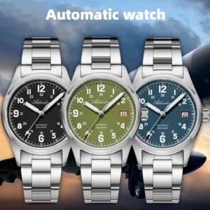 ADDIESDIVE NEW Men's Watch Sapphire Crystal 20Bar Waterproof Super Luminous Stainless Steel AD2070 Automatic Mechanical Watches 1