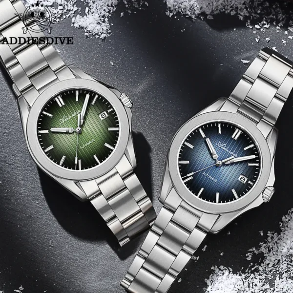 ADDIESDIVE Luxury Men's Automatic Watch Sapphire Glass Japan NH35 Mechanical Watch BGW9 Super Luminous Men Analog Watches AD2080 6