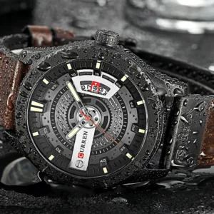 Luxury Watch Brand CURREN Men Military Sports Watches Men's Quartz Date Clock Man Casual Leather Wrist Watch Relogio Masculino 4