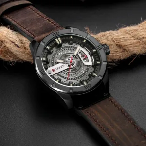 Luxury Watch Brand CURREN Men Military Sports Watches Men's Quartz Date Clock Man Casual Leather Wrist Watch Relogio Masculino 3
