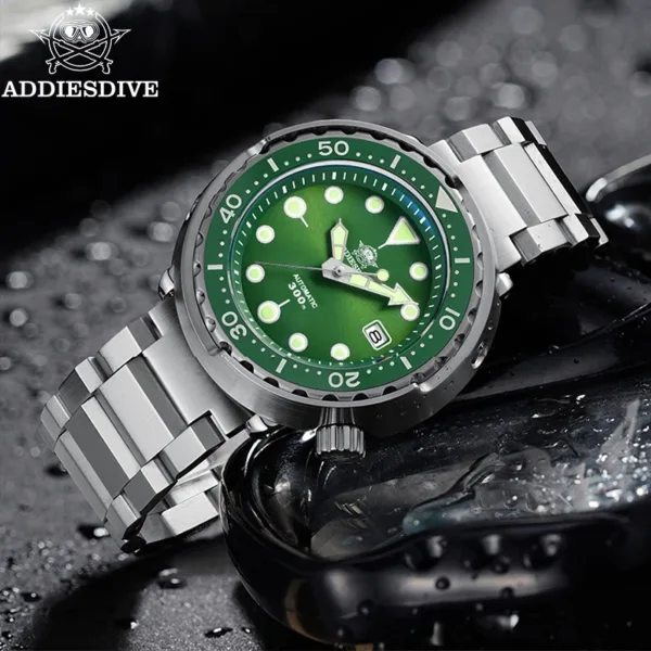 ADDIESDIVE Automatic Mechanical Men’s Diving Watch | 300 m Waterproof Sapphire 4
