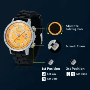 Miyota 8205 20ATM Diver Automatic Mechanical Watch Men Sport Luminous Sapphire Waterproof Wristwatch Swimming Self Winding Watch 6