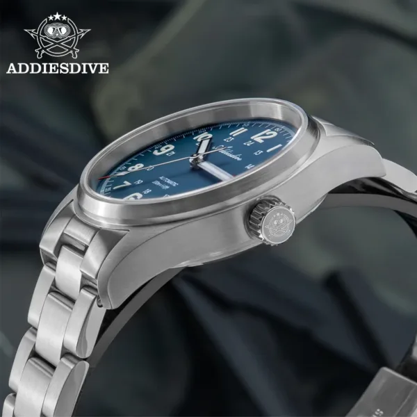 ADDIESDIVE NEW Men's Watch Sapphire Crystal 20Bar Waterproof Super Luminous Stainless Steel AD2070 Automatic Mechanical Watches 6