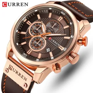 Top Brand Luxury Chronograph Quartz Watch Men Sports Watches Military Army Male Wrist Watch Clock CURREN relogio masculino 1