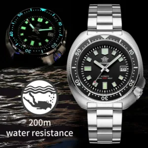 ADDIESDIVE Sapphire Crystals Steel Watch Man Fashion Design Stainless Automatic Mechanical Watch Scratch Resistant Diving Watch 1