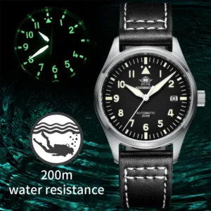ADDIESDIVE Watches For Men C3 Super Luminous 20Bar Waterproof NH35A 316L Stainless Reloj Hombre Automatic Mechanical Watch 1
