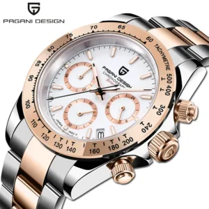 2025 PAGANI DESIGN Watch Men Chronograph Fashion Luxury Quartz Wristwatch Waterproof Stainless Steel Watch Man Relogio Masculino 2