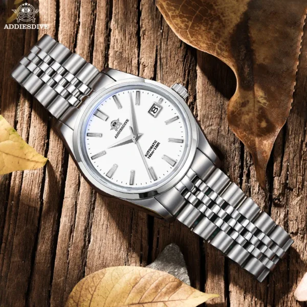 ADDIESDIVE 39mm Men’s Automatic NH35 Diver Watch – 100m Waterproof 2