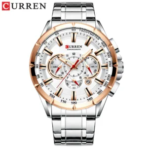 Relogio Masculino CURREN Business Men Watch Luxury Brand Stainless Steel Wrist Watch Chronograph Army Military Quartz Watches 2