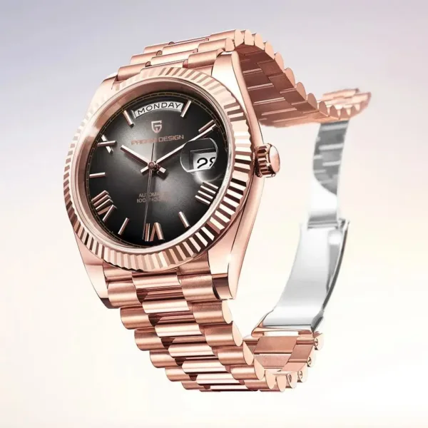 PAGANI DESIGN DD40 Luxury Rose Gold Automatic Watch Men Japan NH36A Mechanical Wristwatch Men Stainless steel Waterproof Watches 1