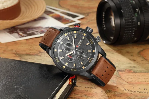 CURREN top brand design new fashion casual cool sport man clock military army business wrist quartz male luxury gift watch 3