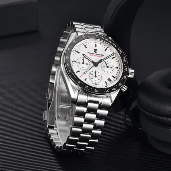 PAGANI DESIGN 2024 New V5 PD1701 Men's Watches Luxury Quartz Watch Men Sport Speed Chronograph AR Sapphire glass 100M Waterproof 2