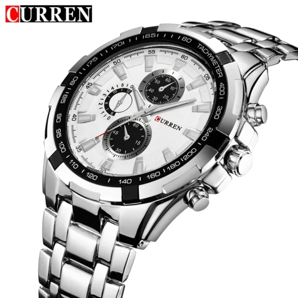 2016 New CURREN Luxury Brand Watches Men Quartz Fashion Casual Male Sports Watch Full Steel Military Watches Relogio Masculino 2