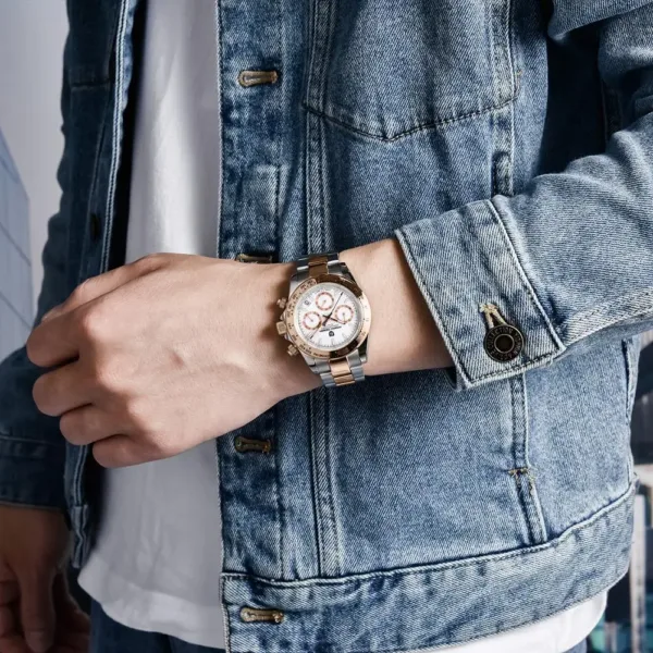 2025 PAGANI DESIGN Watch Men Chronograph Fashion Luxury Quartz Wristwatch Waterproof Stainless Steel Watch Man Relogio Masculino 4
