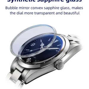 ADDIESDIVE Men’s Luxury Stainless Steel Quartz Watch – Sapphire Glass & 100m Waterproof 3