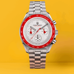 PAGANI DESIGN 2025 AK Project Men’s Luxury Quartz Watch – AR Sapphire, Speed Chronograph, Automatic Date