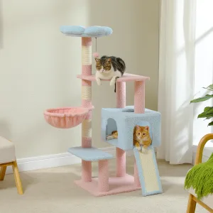 Flower Cat Tree Multi-Level Tower with Sisal Posts 2