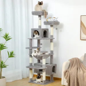 Large Cat Tree – Indoor Tower With Scratching Posts 1