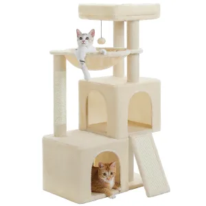 Large Cat Tree for Indoor Cats, Multi-Level Cat Tower with Sisal Scratching Post, 2 Spacious Condo, Cat Scratching Pad, Cat Toys 30